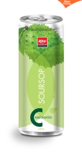Best 330ml Can Carbonated Soursop Drink RITA brand
